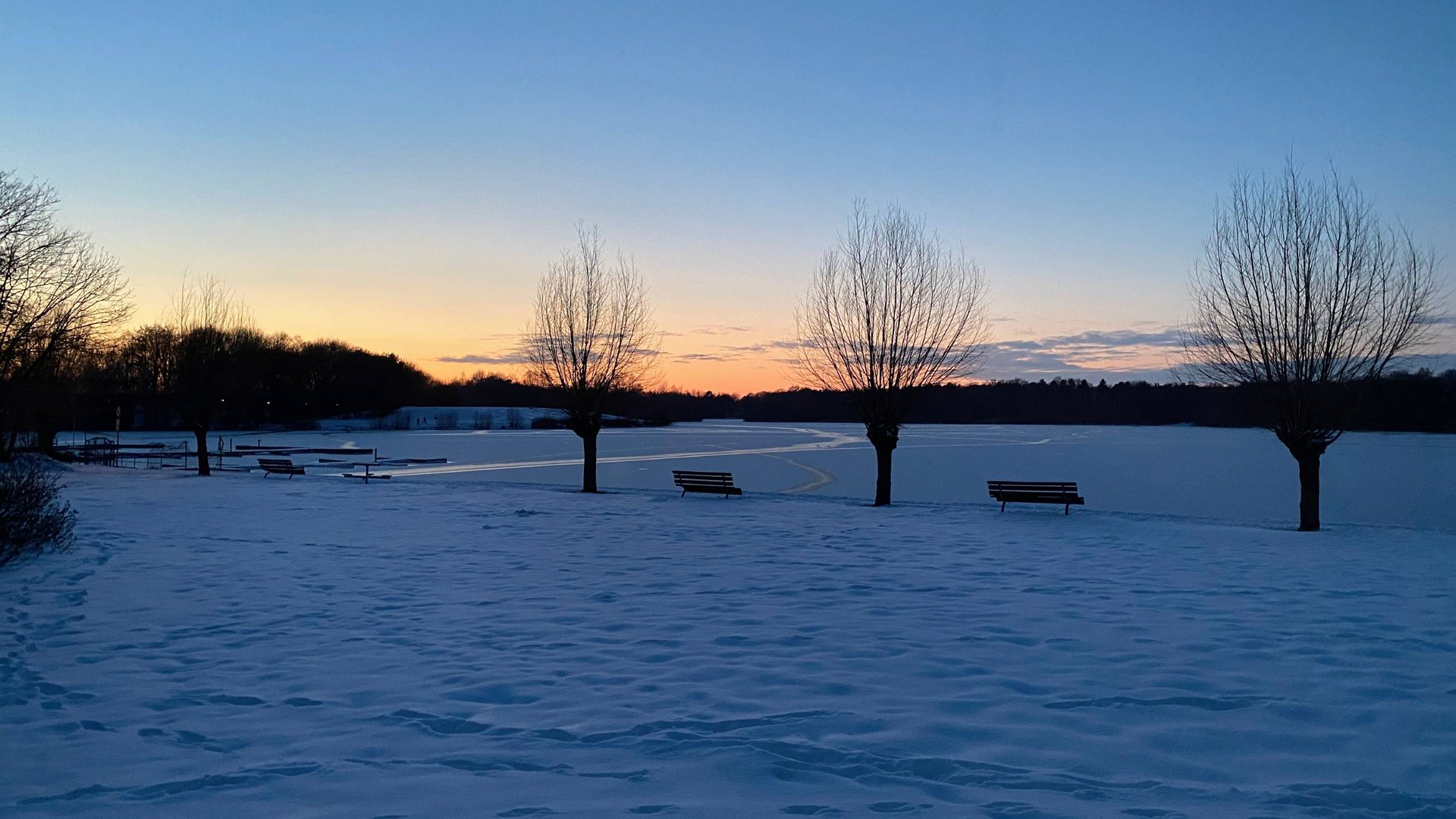 Urlaub am See in NRW - sogar im Winter wunderschön!